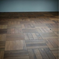 【賃貸DIY】置くだけ無垢床フローリング（6畳分）