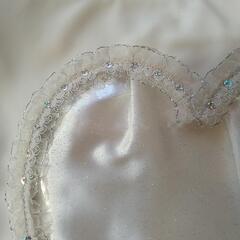 推し バッグ   白    ハート柄   未使用の画像