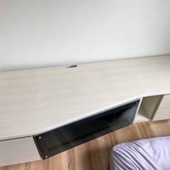 4月29日引取り限定！美品！ニトリ　コーナーテレビボード(セラ 150WW ヒダリ)の画像