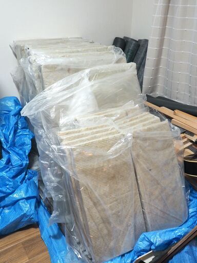 ※商品手渡し限定※ 中古 難あり ロックウール ロックウールボード 吸音 断熱材 MGボード 080 密度80ｋ 防音室の作製等　6日まで募集