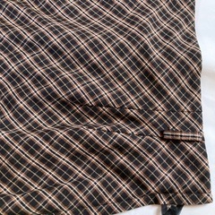 中古　チェックのスカートの画像