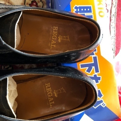 ほぼ新品‼️リーガル®️革靴‼️25.5EE、黒‼️