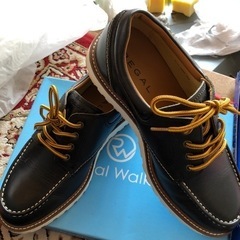 値下げ‼️ほぼ新品‼️リーガル®️ウォーカー‼️カジュアル黒25.5cm‼️の画像