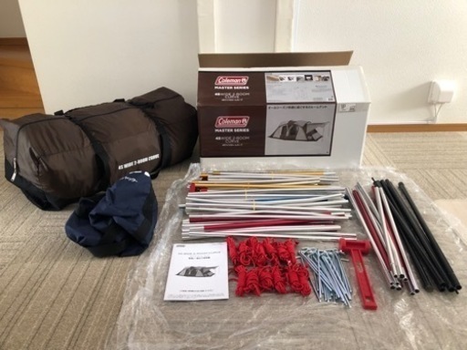 値下げ●美品●注目●コールマン Coleman 4S ワイド2ルーム カーブ
