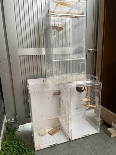 小動物、爬虫類アクリルケージ