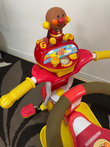 【美品】三輪車 アンパンマン アドバンス GOO S 