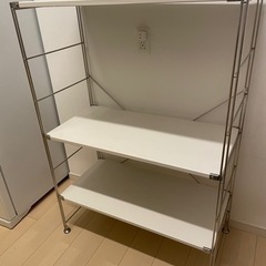 （お譲り先決まりました）無印良品 ステンレスシェルフ の画像