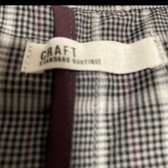 新品 CRAFT チェックシャツジャケット フリーサイズ craftstandardboutiqueの画像