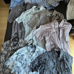 シャツ　半袖　長袖　かりゆしウェア　ビジネス　まとめ売り　大量の画像