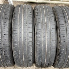 限定値下げ【バリ山・18年製】155\65R14 ノーマルタイヤ アルミ 4本