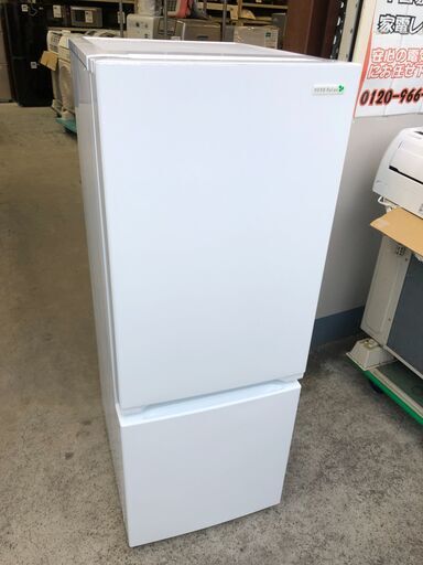 【動作保証あり】YAMADA ヤマダ 2019年 YRZ-F15E1 156L 2ドア 冷凍冷蔵庫【管理KRR482】