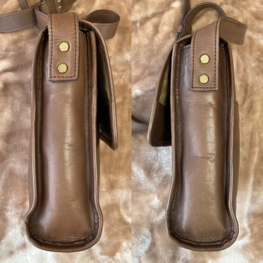 皇室御用達somes saddleソメスサドル　ショルダーバッグ　ブラウン