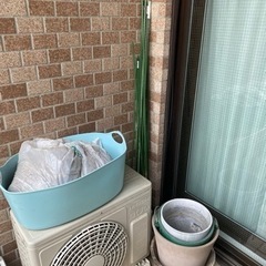 庭の不用品色々