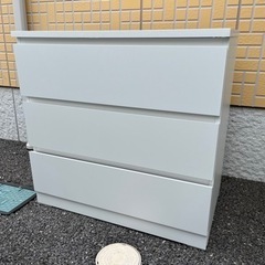 【受け渡し予定有】ikea malm チェスト　ホワイト