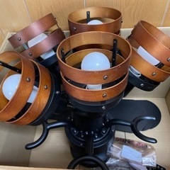 【購入者決定済み】照明　シーリングファンライトの画像