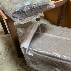 【未使用品】ユアサプライムス コタツ 一人用 69 グリーン 3点セット (コタツ・椅子・布団) NGM-N69DLH (FGR)の画像