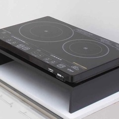 【未使用品】アイリスオーヤマ 2口IHクッキングヒーター用スタンド