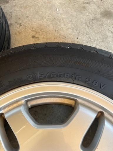 215/65R16 夏タイヤ日産純正ホイール