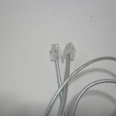 値下げ💴⤵️　電話線ケーブルの画像