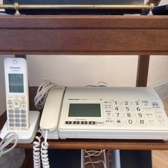 パナソニック　子機付き　Fax電話機　