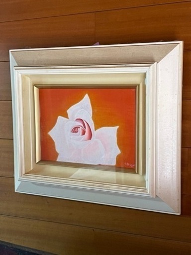 油画　薔薇
