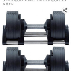 可変式　ダンベル　20kg 2個