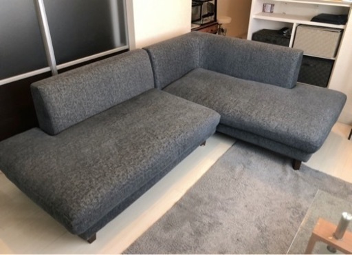 Raymonds 3人掛けL字型カウチソファ【定価90,000円】