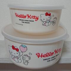 非売品！キティちゃん保存容器2個セット