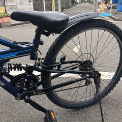 「あさひ」ソリューションS-G 26インチ エレクトリックブルー子供用 自転車　18段変速の画像