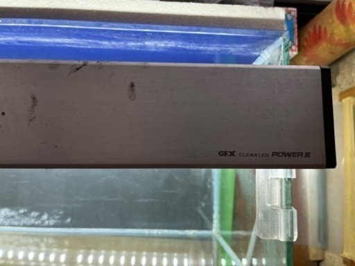 90cmスリム水槽+LEDライト　中古品