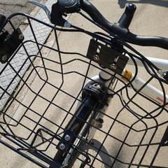 自転車 BRIDGESTONE SCHLEIN 白26インチの画像