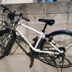 自転車 BRIDGESTONE SCHLEIN 白26インチの画像