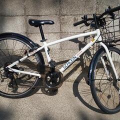 自転車 BRIDGESTONE SCHLEIN 白26インチ