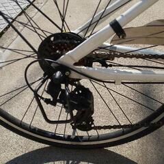 自転車 BRIDGESTONE SCHLEIN 白26インチの画像