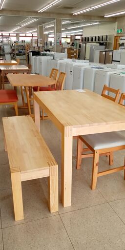 ★ジモティ割あり★ IKEA ダイニングセット 茶 H76×D75×W125 クリーニング済み TJ331 ☆ジモティ割あり☆ IKEA ダイニングセット 茶 H76×D75×W125