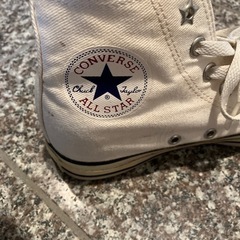 コンバース　スニーカー　白の画像