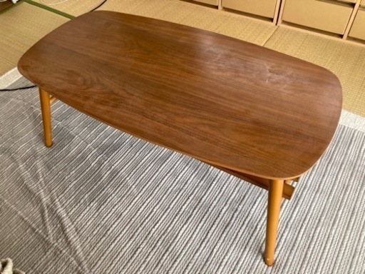 成約済 ローテーブル 100×50cm 木製