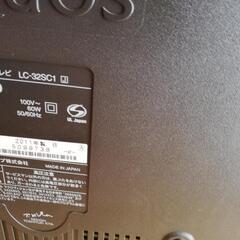 32インチSHARPテレビとAmazonスティックの画像