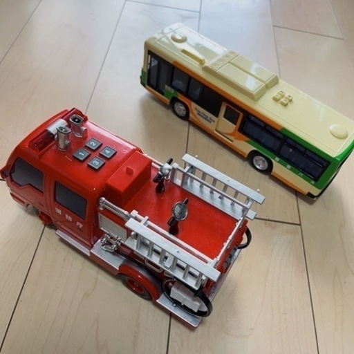 消防車\u0026都営バス
