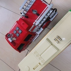 消防車&都営バスの画像