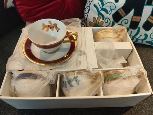 ビンテージ Narumi China ティカップ&ソーサー5客組