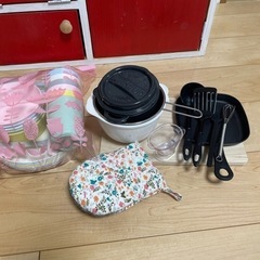 おままごと　キッチン　木製　おもちゃの画像