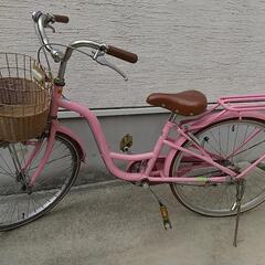 自転車 子供用 小学生 22インチ ピンク