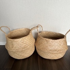 IKEAイケア　かご2個セット