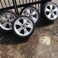BRIDGESTONEアルミホイール  18インチ  7.5J   PCD114.3  オフセット38             