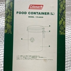 ‼️🉐🉐期間限定セール‼️コールマン　フードコンテナー（L）ラスト品の画像