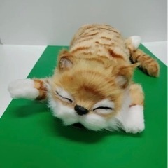 【新品未使用】笑う！猫田課長　笑い転げる猫　電動ぬいぐるみ