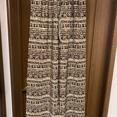 ワイドパンツ　　ウエスト総ゴム