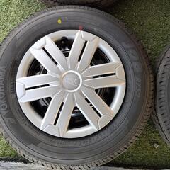 アトレー新車外し 145/80R12 ハイゼット タイヤホイールセット 2023年