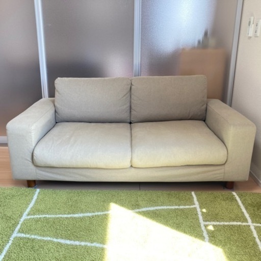 商談中【無印良品】2人用ソファ 配送は要相談